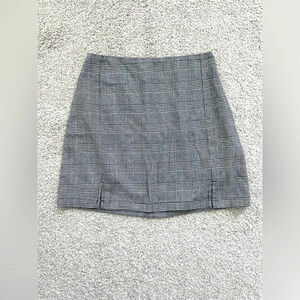 John Galt One Size Black and White Skirt